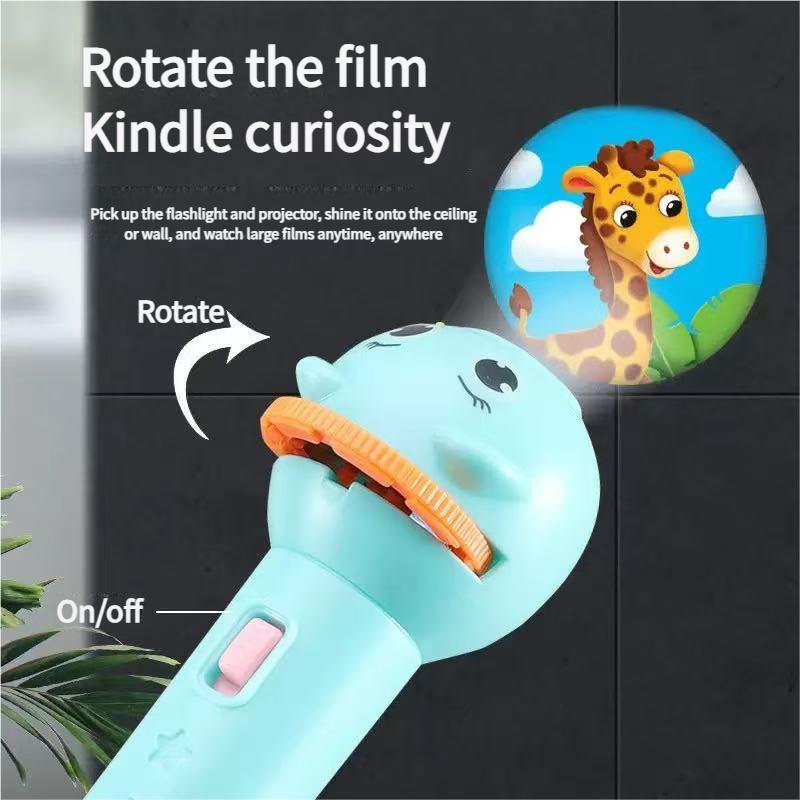 Kids Bedtime Story Projection Flashlight