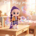 Musical Anime-Style Fashion Doll Set - pretend play music scene