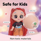 Musical Anime-Style Fashion Doll Set - safety feature graphic