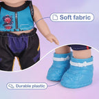 Musical Anime-Style Fashion Doll Set - soft fabric and shoe detail