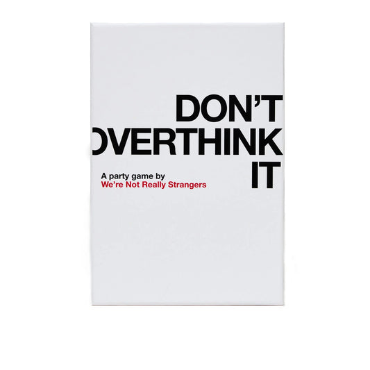 Don't Overthink It Conversation Game