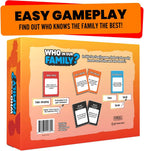 Who in Our Family? Party Game