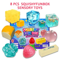 8-Piece Sensory Squishy Toy Gift Box