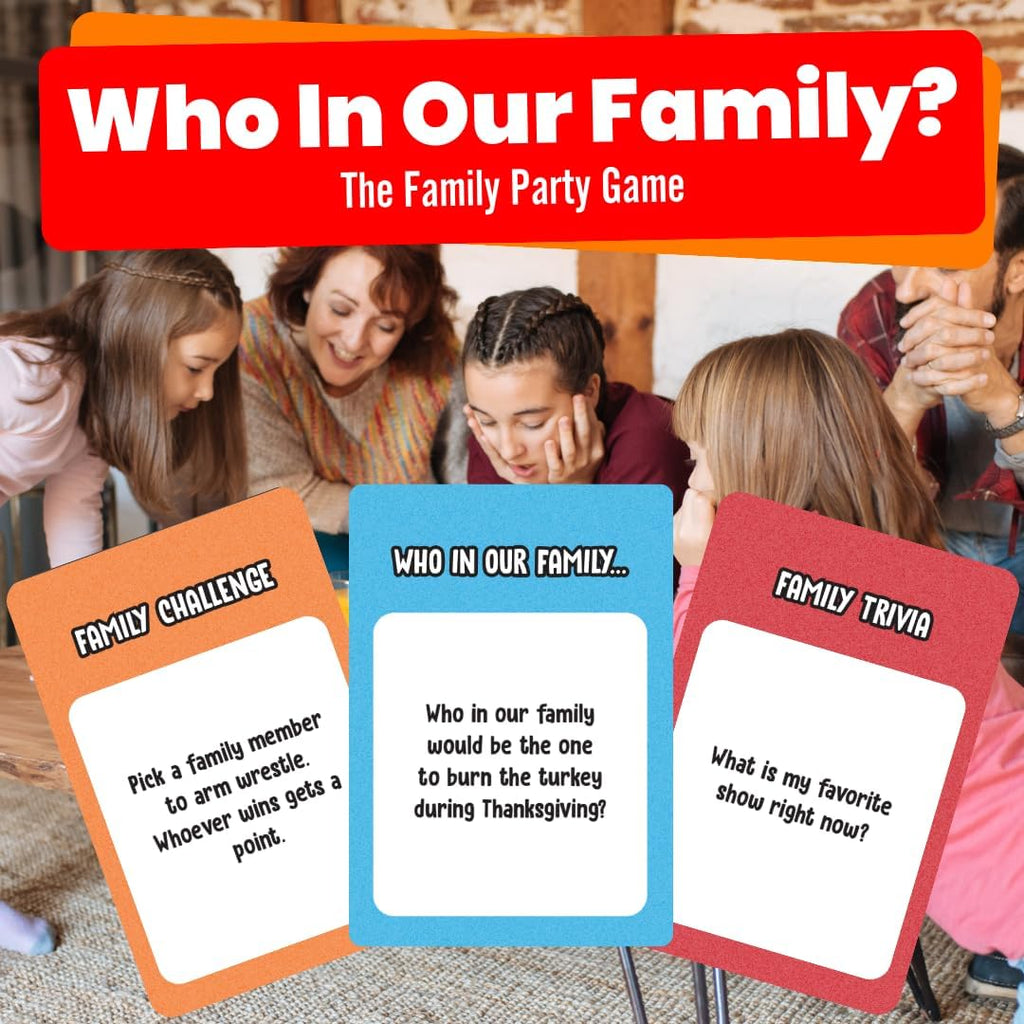Who in Our Family? Party Game