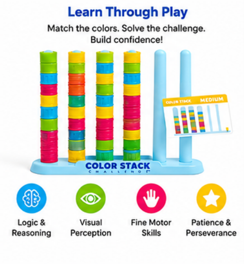 Color Stack Challenge Game
